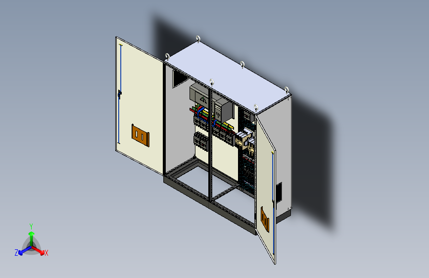 仿威图双电源120A交流接触器控制柜