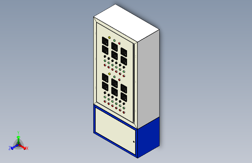 非标控制柜12支路立式