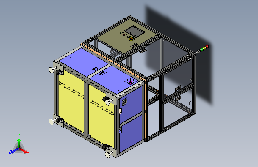 非标设备上下机架图纸