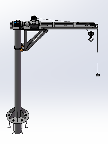起重设备机械模型