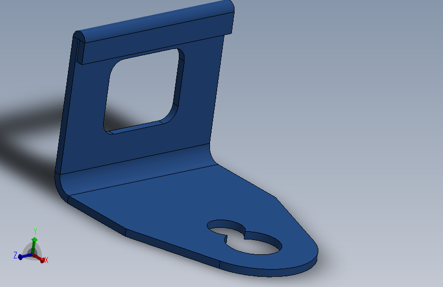 可调角度的金属托架