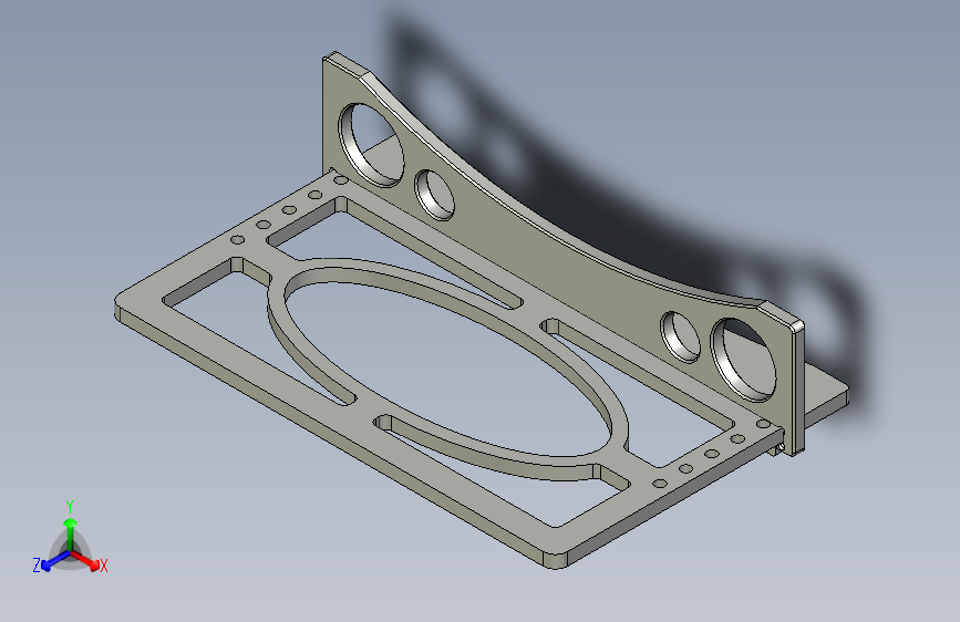 可调节的平板支架
