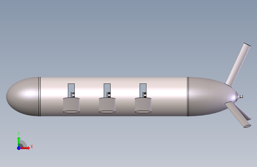 扑翼滑翔水下机器人