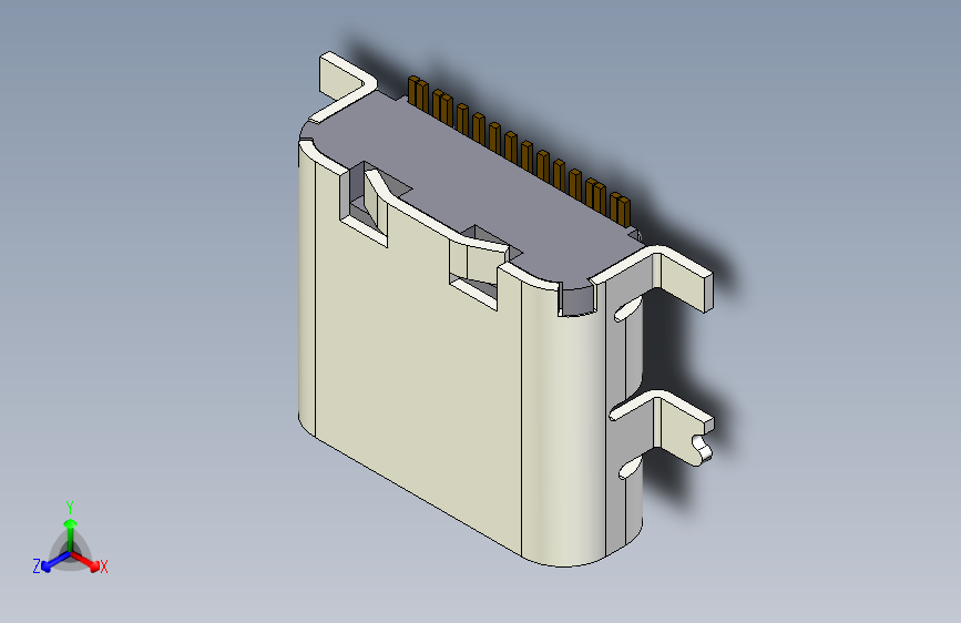 A0005067-16引脚SMD USB-C连接器