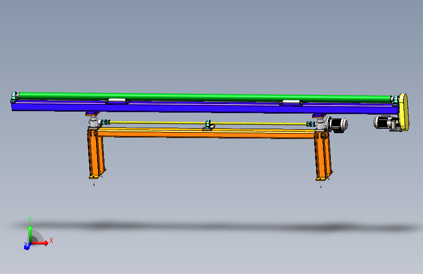 PF160401-05-00 升降输送辊机构装配