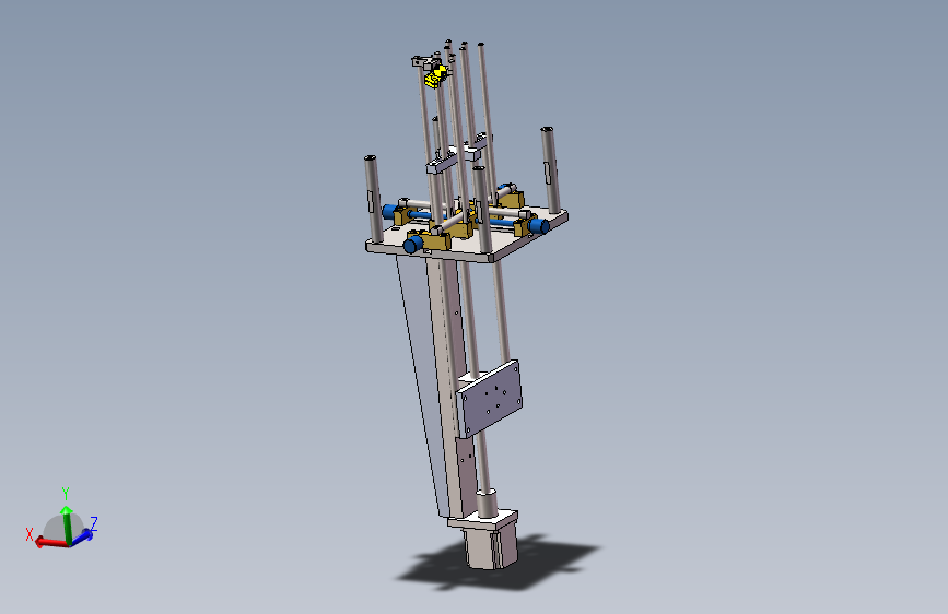 手动调节宽度膜片工装