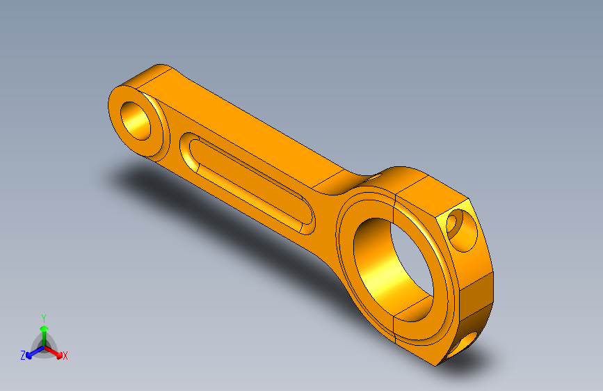 活塞连杆装配体建模