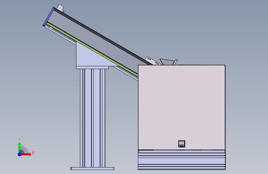 翻转40度连杆 正面视图
