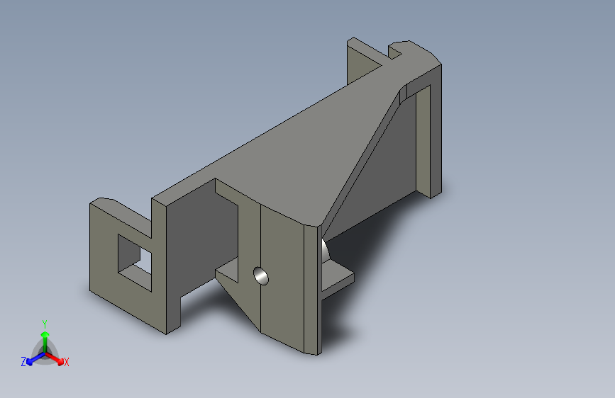 右侧卡扣固定器