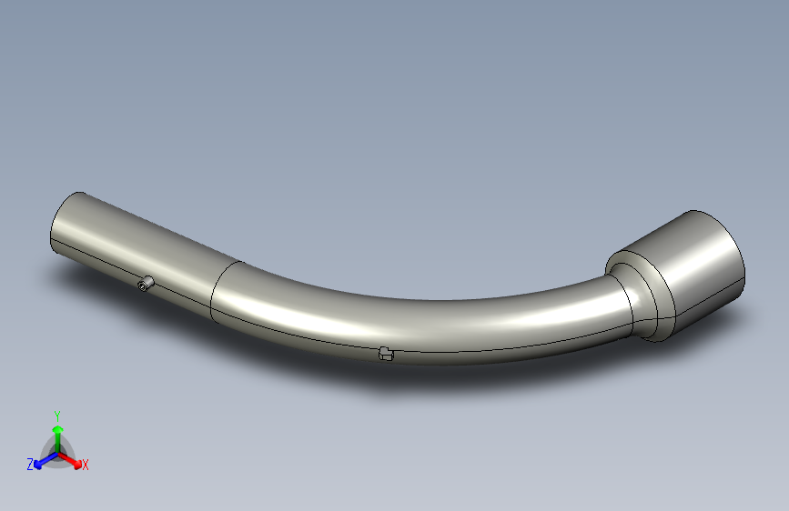 吸尘器弯管连接头注塑模设计