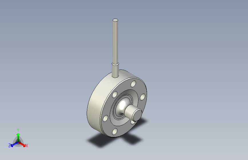 A0005155-EMS40-1kN 2kN 5 kN应变片膜力传感器称重传感器_STEP_模型图纸下载 – 懒石网