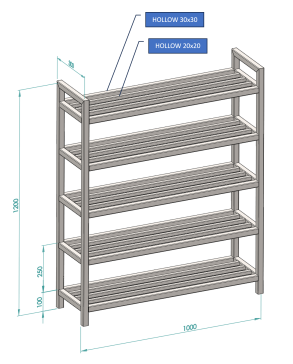 A0005143-鞋架 Rak Sepatu