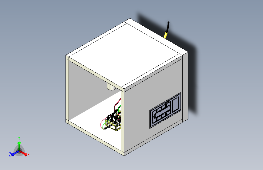 配电室主三维立体