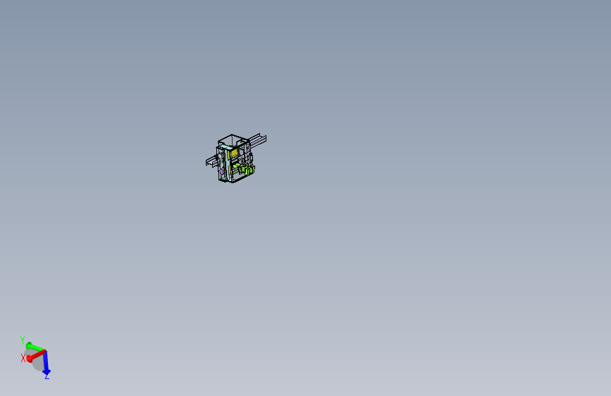 轨道式巡检机器人模型SolidWorks三