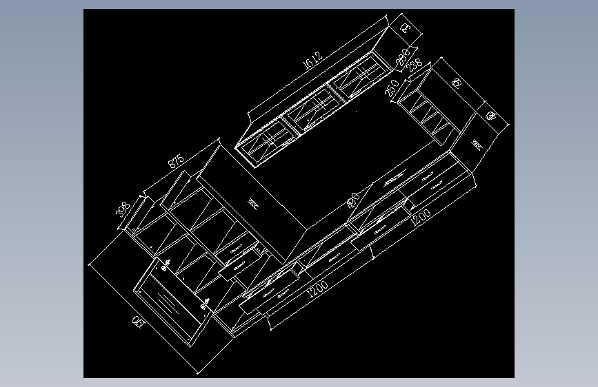 6.间厅柜和地柜（7套）