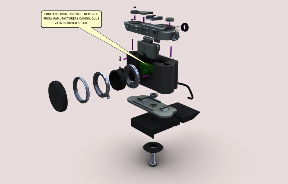 A0005172-罗技 C920 网络摄像头外壳