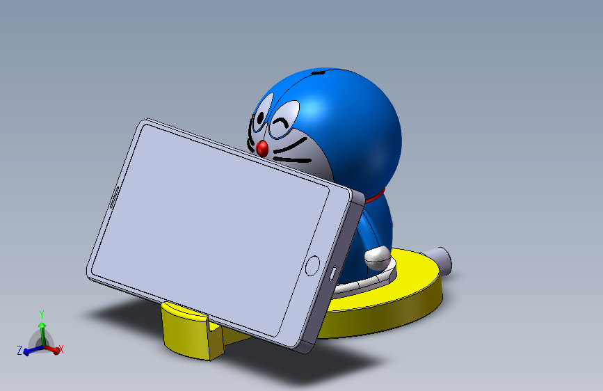 机器猫手机支架