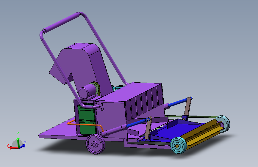 果实收获机三维