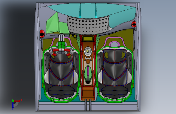 SSC Tuatara西尔贝跑车车内装饰