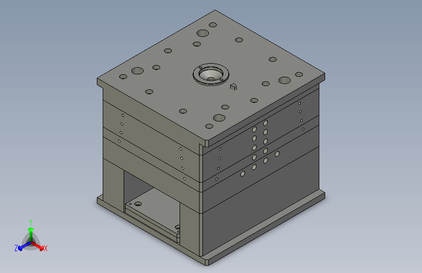 水果箱模具设计