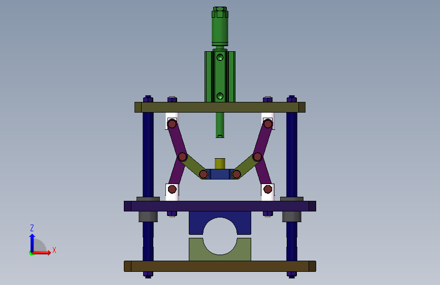 夹紧自锁机构利用连杆死点 936013==wb08