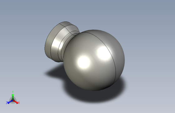 球形木家具把手