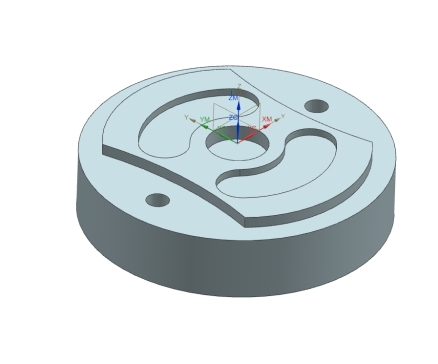 圆弧槽盘类零件数控铣加工工艺分析及编程仿真、程序设计含NX三维及CAD图
