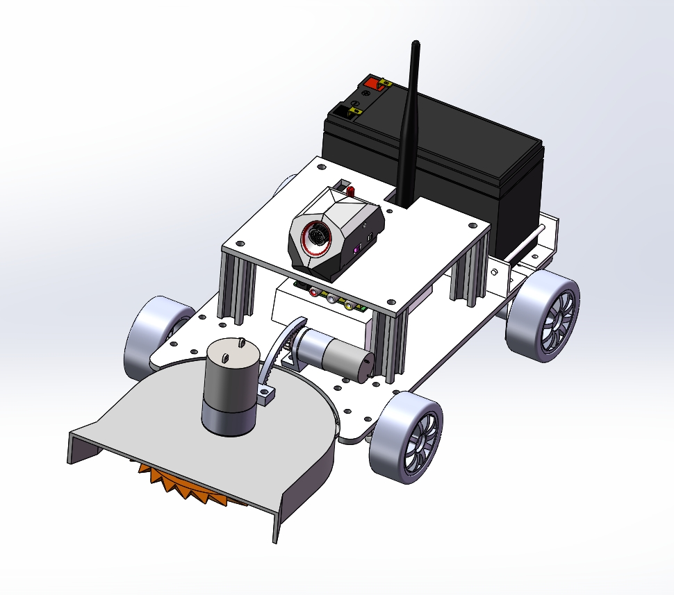 苗间锄草机器人设计及优化设计三维SW2014带参+CAD+说明书==234852=750