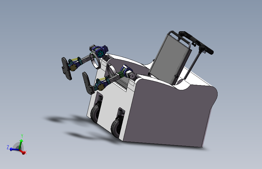 坐态康复机器人三维1450034