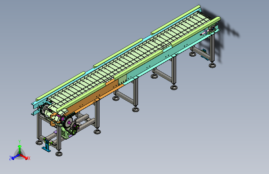 板链输送输送线