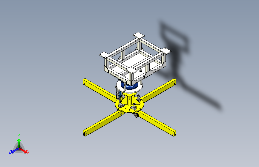 十字架供料装置