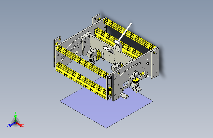 一款识别摄像头角度调整3D图模型