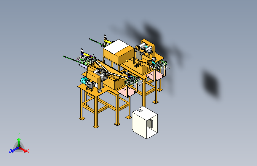 一款送料机3D模型