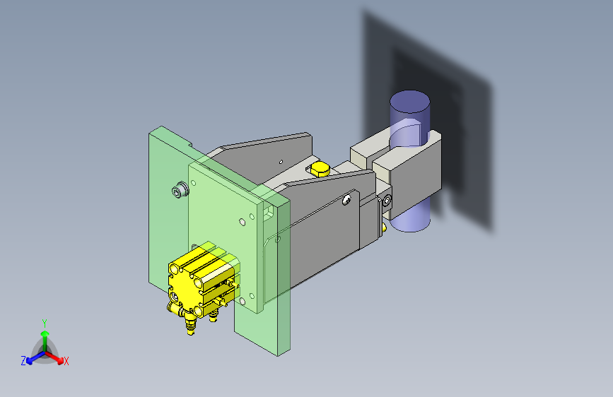 一款小型夹具3D模型