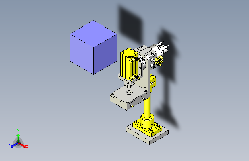 一款压模组件3D图纸
