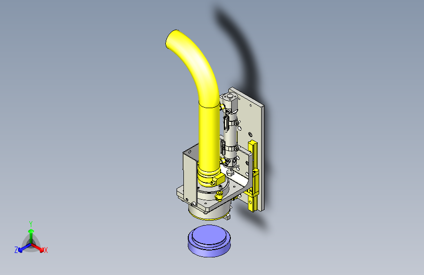 一款异物吸取机构3D模型