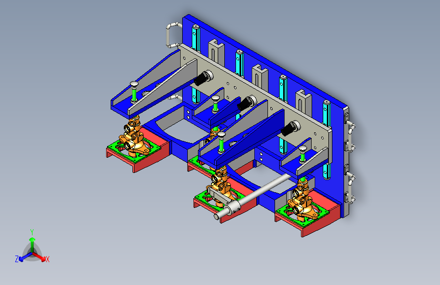 一款制动主缸测量夹具