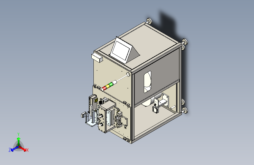 一款注塑包射送钉机