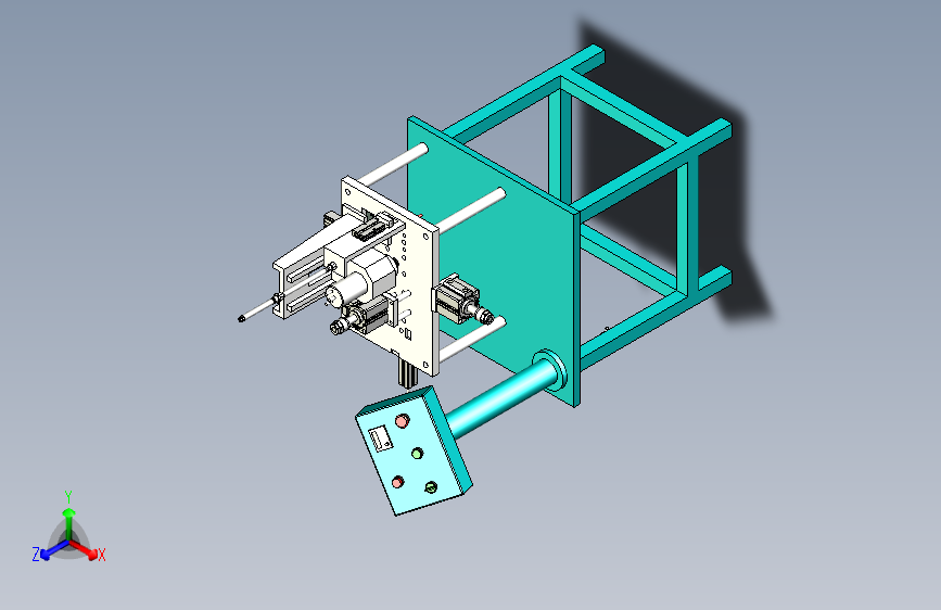 一款自动回孔机