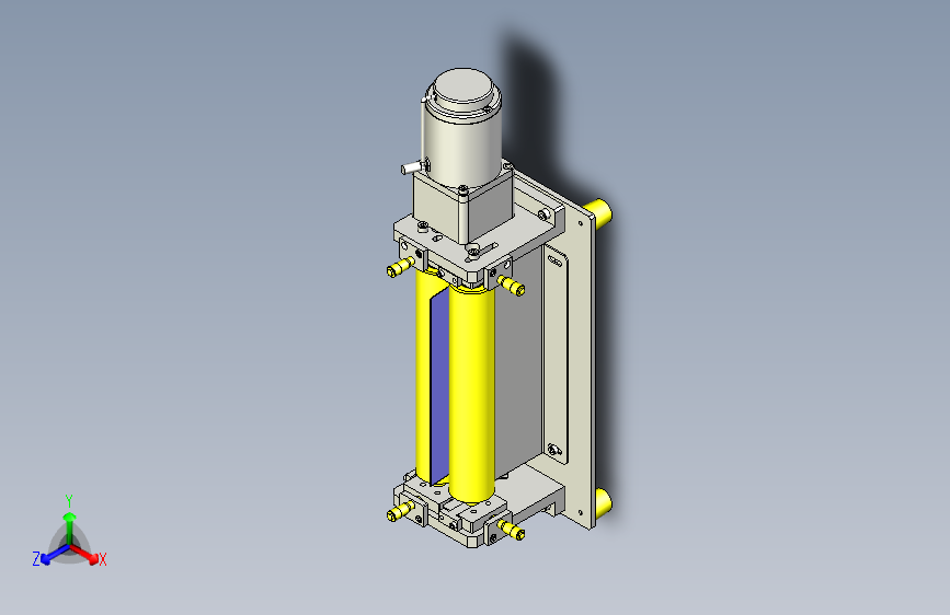 一种垫片气泡押出夹具3D图纸
