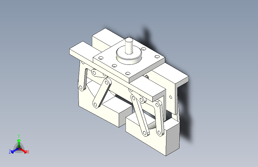 一种工件夹持机构3D设计