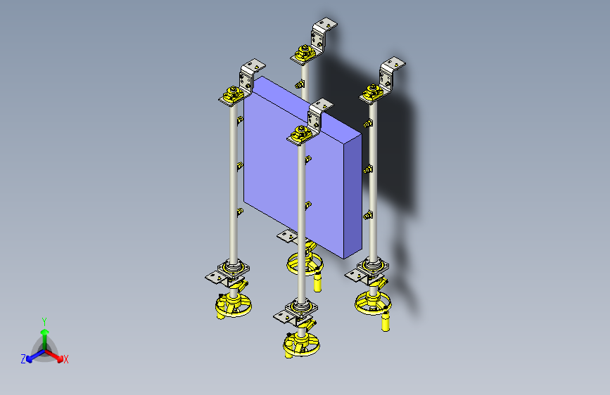 一种工件清洁机构3D图纸