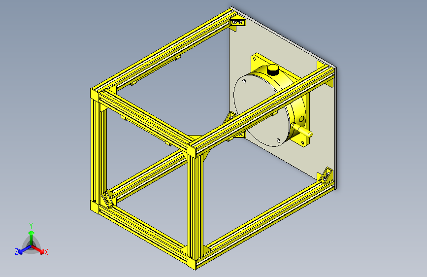 一种目测检查用滑台3D图纸