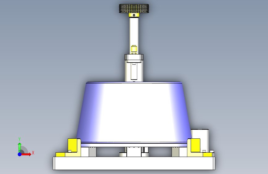 一种平行度测定工具3D图纸 正面视图