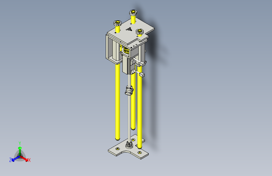 一种升降轴搬运机构3D图纸