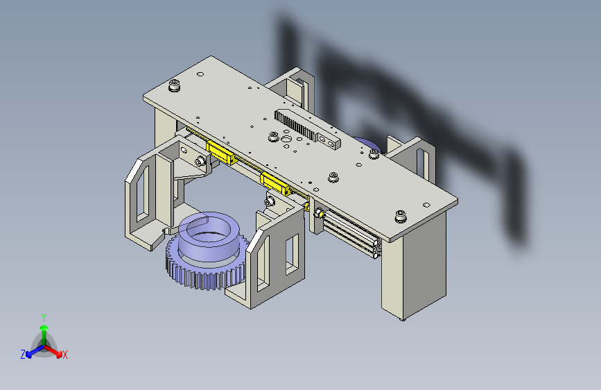 一种双重定心机构3D图纸