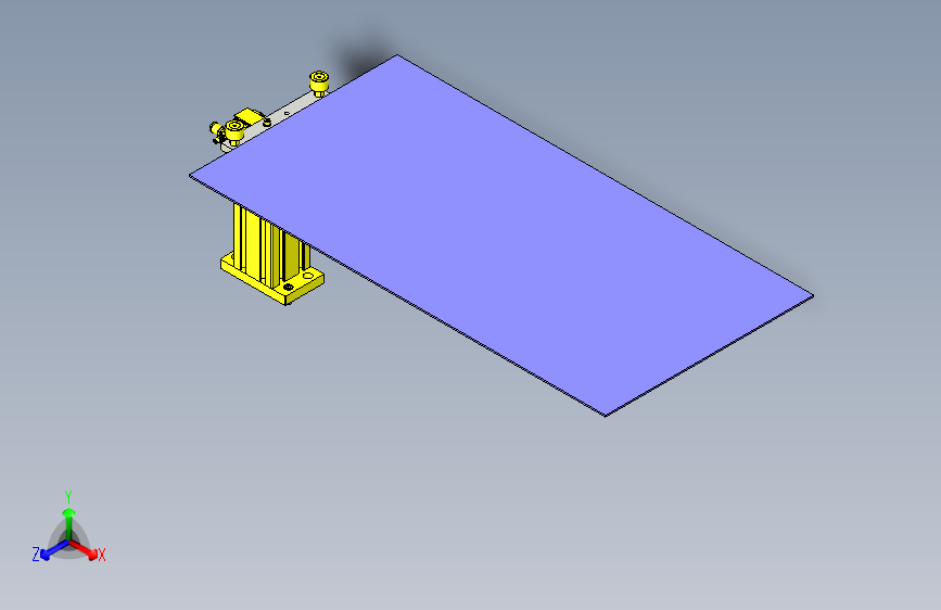 一种校准机构3D图纸