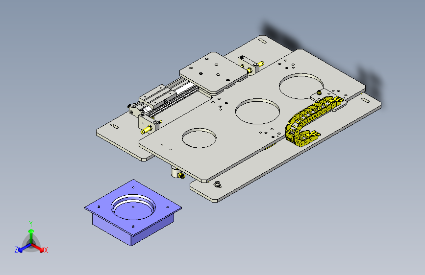 一种移动式激光标识器3D图纸