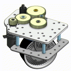 电动转向车轮 stp