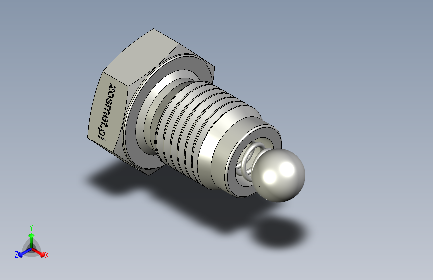 A0005211-齿轮变速箱选择器定位球螺栓 M14x1.5 – MZ ETZ 250  251